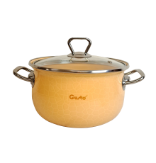 Кастрюля GT-T-216-PM Пряженое молоко Premium 16 см 2.1 л GUSTO