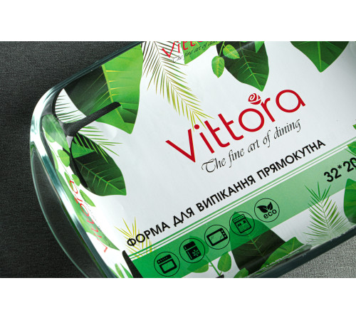 Форма для выпечки прямоугольная VT-6126 VITTORA 2.6 л 35 x 22 x 5.5 см