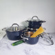 Кастрюля CROCUS PR-2404-22 PEPPER 22*12,5см. 4,7 л.