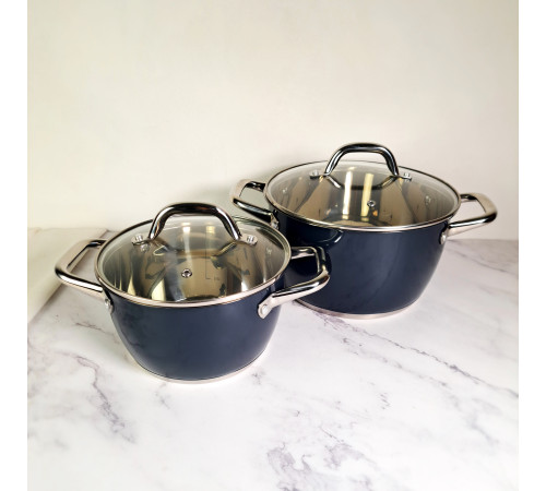 Кастрюля CROCUS PR-2404-22 PEPPER 22*12,5см. 4,7 л.