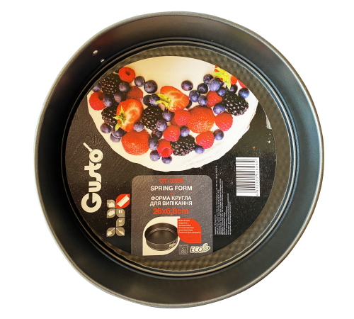 Форма круглая разъемная для выпечки GT-3226 GUSTO 26 x 6.8 см