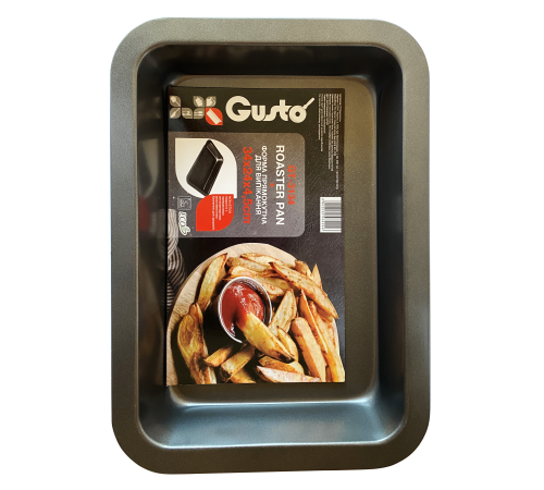 Форма прямоугольная для выпечки GT-3134 GUSTO 34 x 24 x 4.5 см