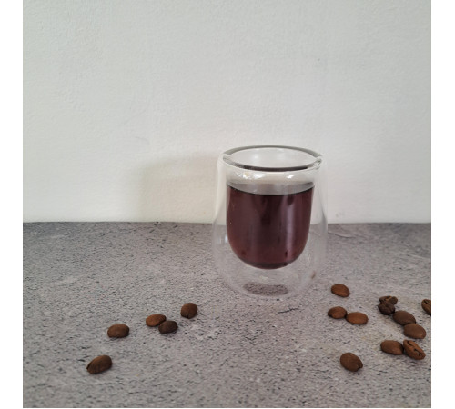 Набор стаканов ESPRESSO (2 ШТ) VТ-5405-80 с двойным дном 80 мл.
