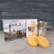 Набор чашек GOLD (2 ШТ) VТ-5305-270 с двойным дном 270 мл.