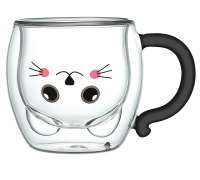 Набор чашек CATS (2 ШТ) VТ-5305-250 с двойным дном 250 мл.