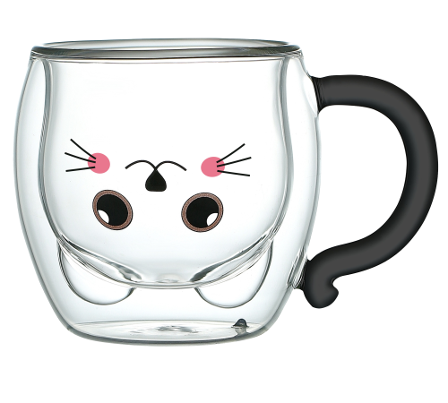 Набор чашек CATS (2 ШТ) VТ-5305-250 с двойным дном 250 мл.