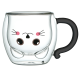 Набор чашек CATS (2 ШТ) VТ-5305-250 с двойным дном 250 мл.