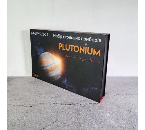 Набор столовых приборов Plutonium 24 шт. GT-SFKS02-24 GUSTO