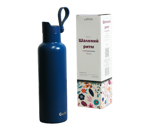 Термос GT131 Безумный ритм 750 мл GUSTO