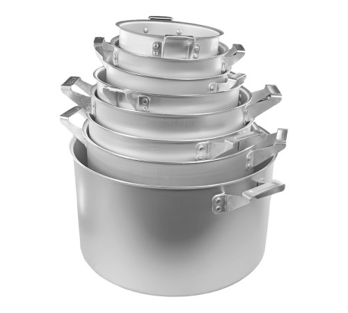 Набор алюминиевых кастрюль GT-1600-08 GUSTO 8 шт.
