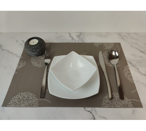 Коврик для сервировки VS-PM3045-36 Одуванчики 45х30см, мокко Versailles (10шт.)