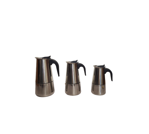 Кофеварка гейзерная GU-1003-9 Vico 9 чашек 450 мл. (сталь) GUSTO