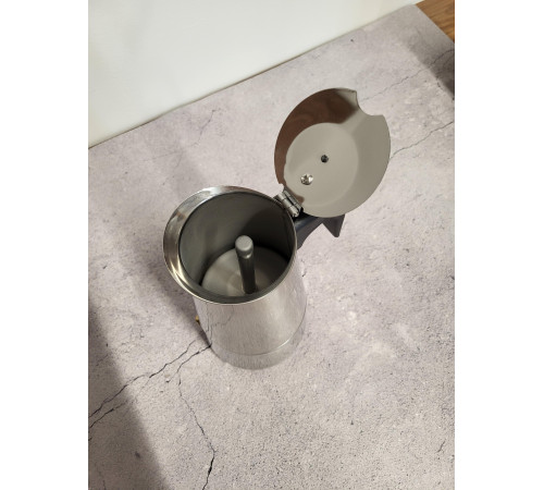 Кофеварка гейзерная GU-1003-9 Vico 9 чашек 450 мл. (сталь) GUSTO