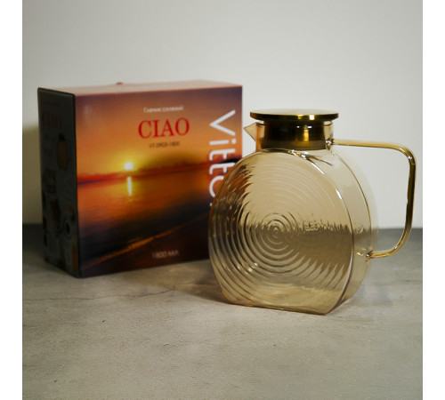 Кувшин стеклянный VT-5903-1800 Ciao 1,8L VITTORA