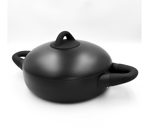 Жаровня PR-2243 Черная жемчужина 24х7 см. 2.5л. PEPPER