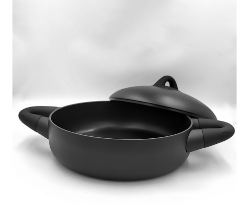 Жаровня PR-2243 Черная жемчужина 24х7 см. 2.5л. PEPPER