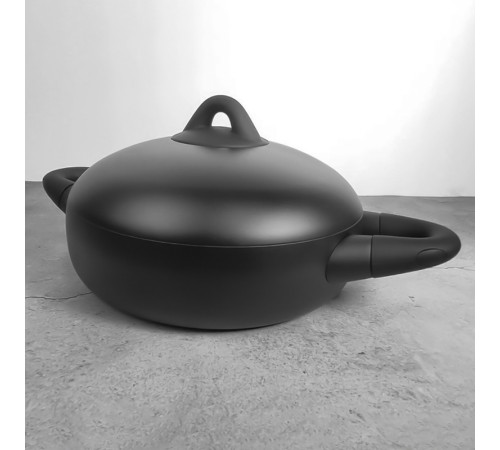 Жаровня PR-2243 Черная жемчужина 24х7 см. 2.5л. PEPPER