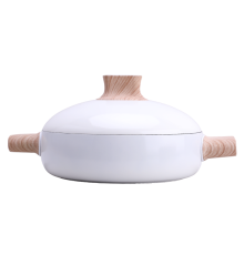 Жаровня PR-2330-22 Белая жемчужина 22см. 2л. PEPPER