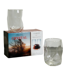 Набор стаканов VT-5408-350 CRYSTAL с двойным дном VITTORA – 2 шт. 350 мл