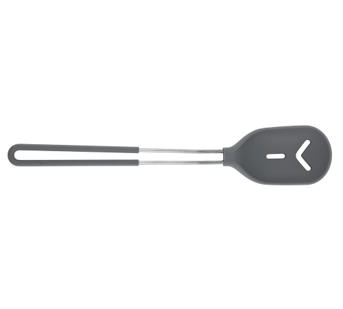 Ложка GT-6305 с отверстиями, гранит силикон Gusto