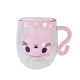 Набор чашек VT-5317-250 KITTY PINK с двойным дном 2 шт. 250мл Vittora