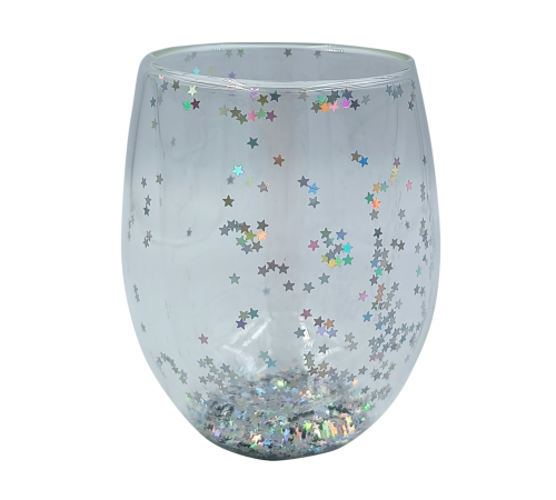 Набор стаканов VT-5409-350 STAR SILVER с двойным дном 2 шт. 350мл Vittora