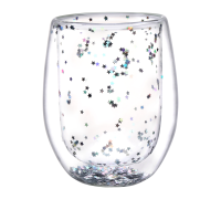 Набор стаканов VT-5409-350 STAR SILVER с двойным дном 2 шт. 350мл Vittora