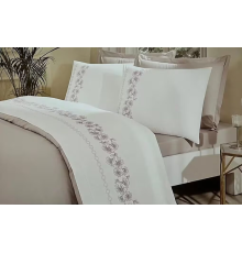Комплект постельного белья CK BOUTIQUE BEJ PETRA бежевый, евро OZDILEK