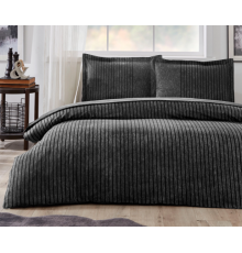 Комплект постельного белья FITTED KING ANTRASIT NOIR, евро на резинке OZDILEK