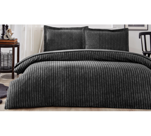 Комплект постельного белья FITTED KING ANTRASIT NOIR, евро на резинке OZDILEK