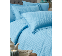Комплект постельного белья CK JAKAR AQUA GEOMETRIK, евро OZDILEK