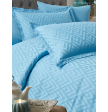 Комплект постельного белья CK JAKAR AQUA GEOMETRIK, евро OZDILEK