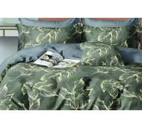 Комплект постільної білизни VS-BM2.5-102 Графітові листя, євро VERSAILLES