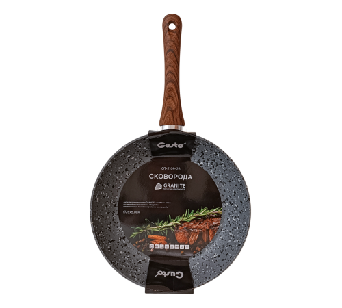Сковорода GT-2109-26 покрытие GRANITE 26x5.0 см Gusto