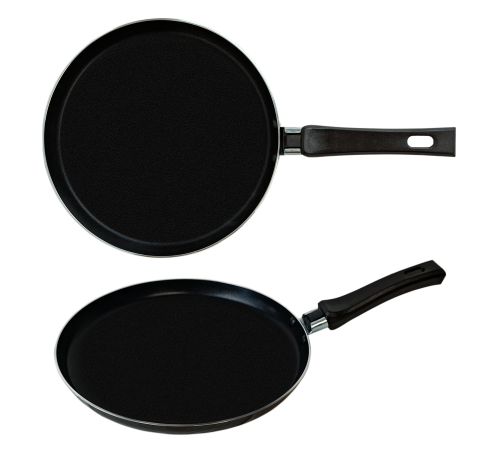 Сковорода GT-2200-24/3 для блинов (черная) 24 см Gusto