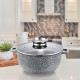 Кастрюля GT-2604-24 покрытие CERAMIC SNOW (24x11,5 cм) 4.5л Gusto