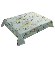 Скатерть WK-30005 из ПВХ "Кружка кофе" 100х137см. Werk
