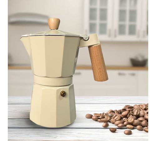 Гейзерная кофеварка GU-1006-3 Delio 3 чашек Gusto