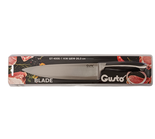 Нож шеф GT-4006-1 Blade 20.3 см Gusto