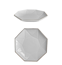 Тарелка суповая V-215ASG Blanco Astra Gold 215 мм Vittora