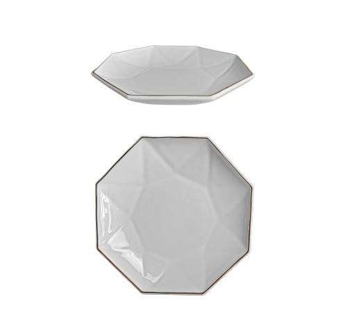 Тарелка суповая V-215ASG Blanco Astra Gold 215 мм Vittora