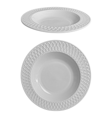 Тарелка суповая V-215VI Blanco Vintage 215 мм Vittora