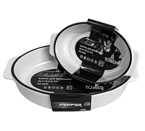 Форма для выпечки PR-3335 Tower овальная PEPPER 20.3x13x5.5 см