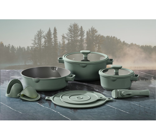 Набор посуды PR-2501 Forest Chef, 10 предметов, Pepper