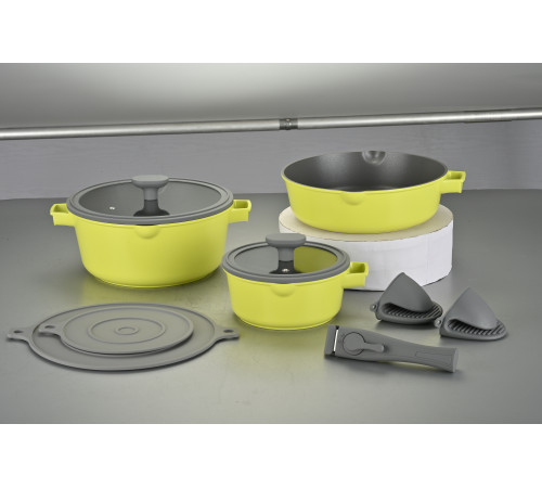 Набор посуды PR-2502 Sunny Chef, 10 предметов, Pepper