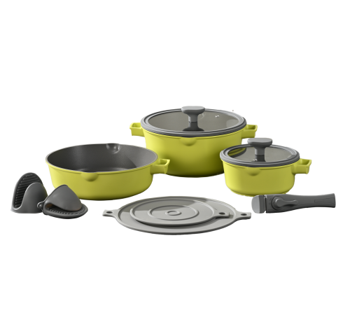 Набор посуды PR-2502 Sunny Chef, 10 предметов, Pepper