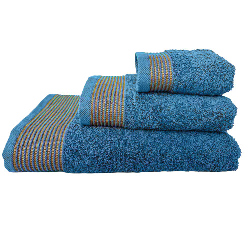 Полотенце Афина VS-T45-3050, 30х50см 100% хлопок, голубой Versailles
