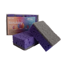 Губка кухонная Scrubby 4 шт WR-769 (9.8х6,8х3,5 см) Werk