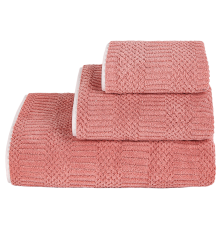 Полотенце VS-T317-3050 фактурное (30х50см) микрофибра, коралл Versailles