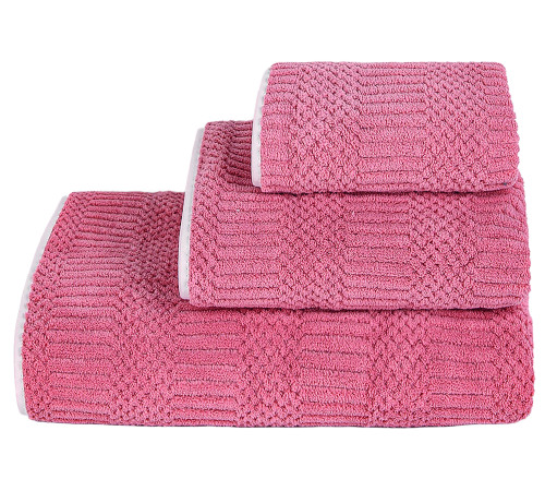 Полотенце VS-T317-7014 фактурное (70х140см) микрофибра, коралл Versailles